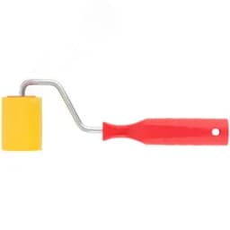 Валик прижимной резиновый, для обоев, желтый 50 мм