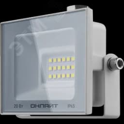 Прожектор светодиодный ДО-20w OFL-20-6K-WH-IP65-LED