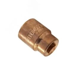 Головка торцевая сменная 22 мм омедненная 1/2" Hortz