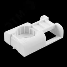 Площадка под стяжку для монтажного пистолета белая (100шт/1500шт уп/кор)