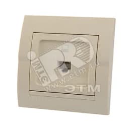 DERIY Розетка RJ45 крем