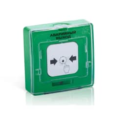 Устройство дистанционного пуска Rubezh УДП 513-10 "АВАРИЙНЫЙ ВЫХОД" (зеленый) Рубеж