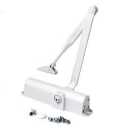 Доводчик дверной (вес двери 100 кг), белый, со стандартной рычажной тягой TS Compakt Size 2/3/4 Dormakaba