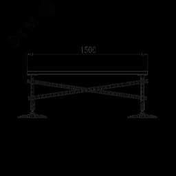Опорная конструкция для установки оборудования TECHNORAPTOR FOOT 1200х1500