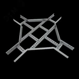 Х-разветвитель лестничный 100х400х1,2 мм LXD100-400-1.2 КМ-профиль