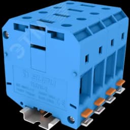 Клемма TU 1-1 винтовая, сечение 70 мм. кв., синяя