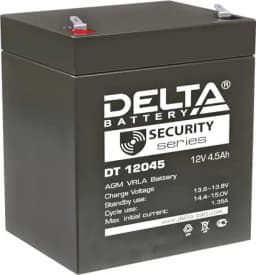 Аккумулятор DT 12045 F1 (12В/4.5Ач) Delta