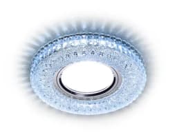 Встраиваемый точечный светильник MR16 со светодиодной подсветкой Ambrella Light S271 CLCLD