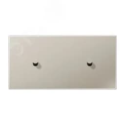 Плата центральная 2 поста, для горизонтальной установки, тумблеры 1+1, конус, металлическое исполнен JUNG