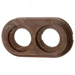 Лизетта Рамка 2 постовая для открытой проводки (Старое дерево на бревно 240мм) BFC24-620-17 Бирони