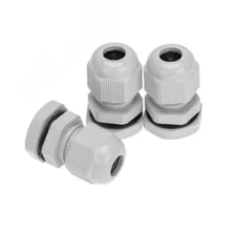 Ввод кабельный PG-9 (4-8 мм) серый, комплект (3 шт/уп) REXANT