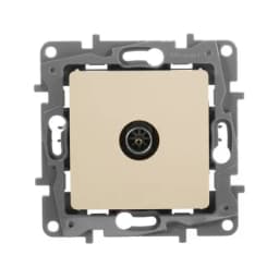 Розетка телевизионная TV СП Etika 2дБ 0-2400МГц с топологией «звезда» механизм сл. кость Leg 672351