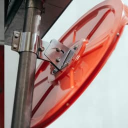 Зеркало дорожное с защитным козырьком d-600 мм ГОСТ Р 52766-2007