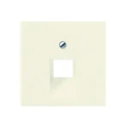 Накладка 1-ой телефонной/компютерной розетки IAE/UAE (1X8-пол.) Серия A500 Материал- дуропласт Цвет- слоновая кость A569-1PLUA JUNG