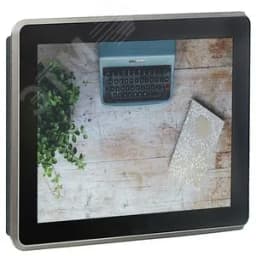 Панель оператора общепром. 9,7" емкостный экран, черная. Корпус: пластик, 1хEthernet, 2хRS485/232, 2xUSB, 24В DC