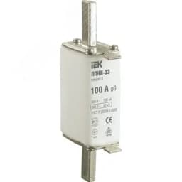 Плавкая вставка предохранителя ППНИ-33, габарит 0, 100А DPP20-100 IEK