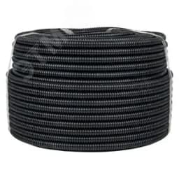 Труба гофр. ПНД Plast с зондом d16мм (25м.) черная PROxima