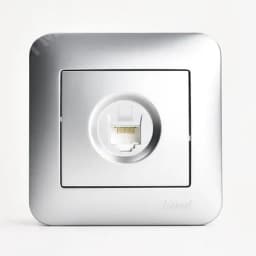 KARINA Розетка компьютерная матовое серебро (10шт/120шт)