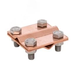 Зажим крестовидный прут-прут (пластина 57x57мм) Cu PROxima