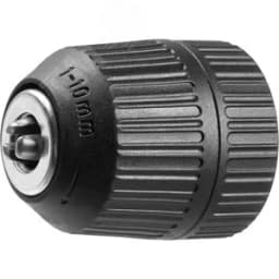 Патрон быстрозажимной "Мастер" для дрели, 10 мм, посадочная резьба 1/2", под сверло Д 0,8-10 мм 2907-10-1/2_z02 ЗУБР