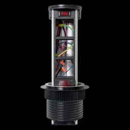 Встраиваемая мини-колонна с беспроводной зарядкой 15Вт, 6 модулей C-Line EKF