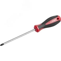 Отвертка "МАСТЕР", Cr-V стержень, двухкомпонентная рукоятка, PH1x150мм