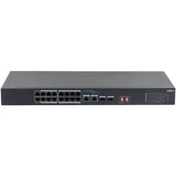 18 портовый неуправляемый PoE коммутатор DH-S3218-16ET-240 Dahua
