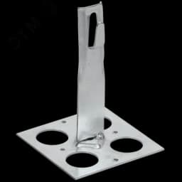 Держатель проводника круглого 6-8мм для плоской кровли h=150мм оцинкованная сталь IEK