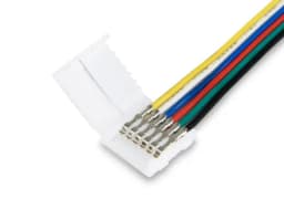 Соединитель гибкий односторонний для светодиодной ленты 5050 1224V 6 конт 150 мм GS7351 5шт Ambrella Light GS7351