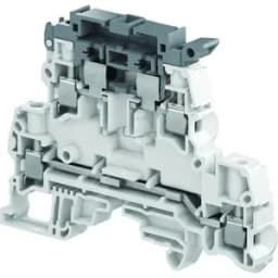 Клемма винтовая ZS4-D2-SF1 - 4 мм?, 2 уровня, 4 зажима, держатель предохранителя на верхнем уровне