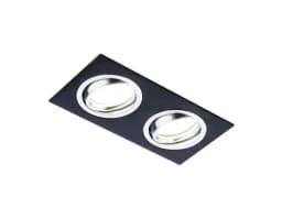 Встраиваемый точечный светильник MR16 с поворотным механизмом Ambrella Light A6012 BK