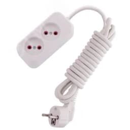 Удлинитель без заземления 2 входа 3 метра Lezard