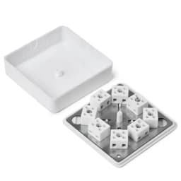 Коробка монтажная огнестойкая пластиковая КМОП IP31 (16к х 2,5мм²) 100х100х30 Пожтехкабель (072-041)