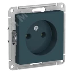 Розетка ATLASDESIGN без заземления 16А механизм изумруд Systeme Electric