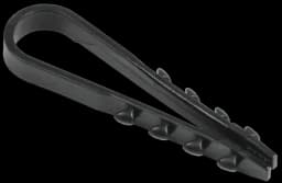 Дюбель-хомут (нейлон) 5-10, черный (100 шт)