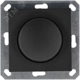 Диммер LED с накладкой 30-400W, 1gang 2way, цвет Антрацит