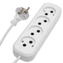 Удлинитель электрический Stekker HM014005 5м 4 гнезда бз 2x075 белый серия Home 39218