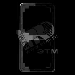 Рамка 2 поста универсальная черная