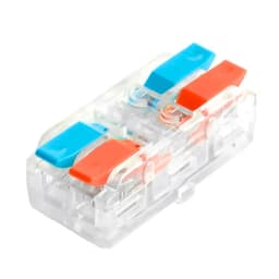 Клемма суперкомпактная проходная серии 219 на 2 контакта STEKKERLD219421 DIY упак 10 шт 49784