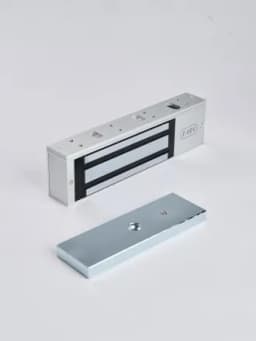 Электромагнитный замок (сила удержания 500 кг), цвет серебристый сатинированный алюминий RAL 7047 RL-EM500-L0S R-Lock