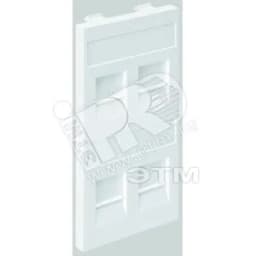 Connect Адаптер на 4 RJ45 CJ545U(FM) CJ546U(FM) шторки CIMA-модуль 52x108мм SC графит