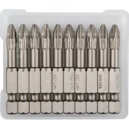 Торсионные кованые биты X-Drive PZ2 50 мм 10 шт