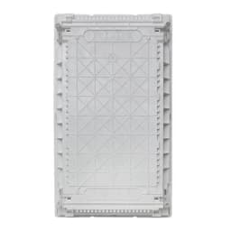 Основание силового щита Nova с DIN-рейками 36мод. IP41 PROxima EKF nv-pbase-36