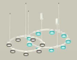 Комплект подвесного светильника Techno Ring с композитным хрусталем Ambrella Light XR92081300