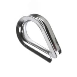 Коуш стальной оцинкованный под трос D6