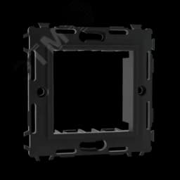 Каркас 1 пост 2 модуля без лапок черный