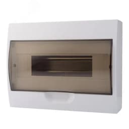 Щит распределительный навесной ЩРН-П-12 пластиковый с прозрачной крышкой LUXRAY