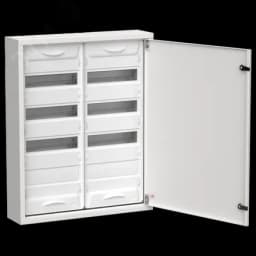 TITAN 5 Корпус металлический ЩРн-96 (2х48) 710х570х140мм IP31 белый (одна дверь) IEK