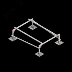 Опорная конструкция для установки оборудования TECHNORAPTOR STEELFOOT 1200х1700