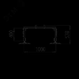 Опорная конструкция для установки оборудования TECHNORAPTOR FOOT 1000х4000